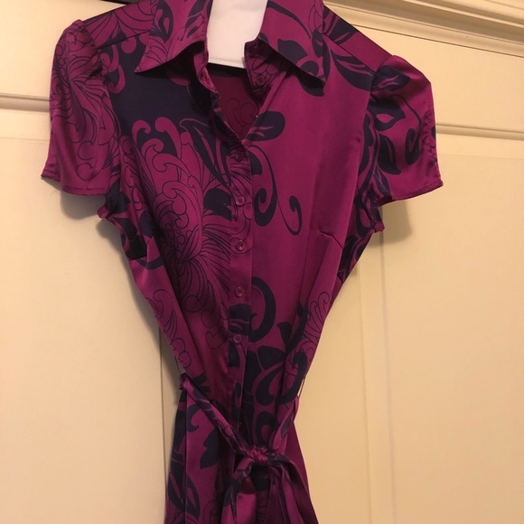 bebe Tops - BeBe silk shirt size small